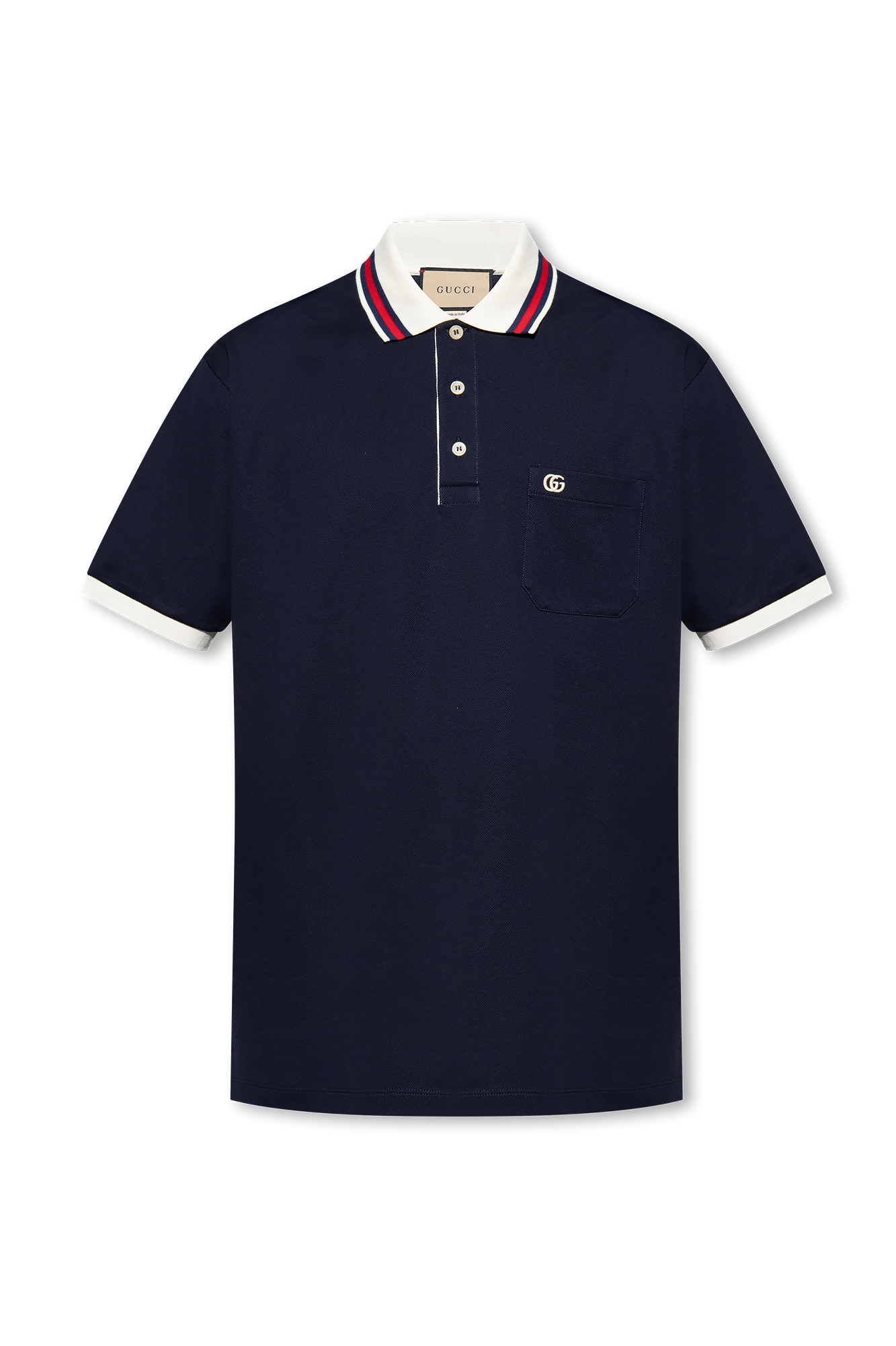 vendre polo rose LACOSTE Navy blue Polo shirt with logo Gucci